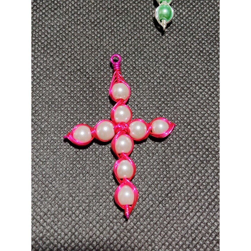 Pink Lovers Cross